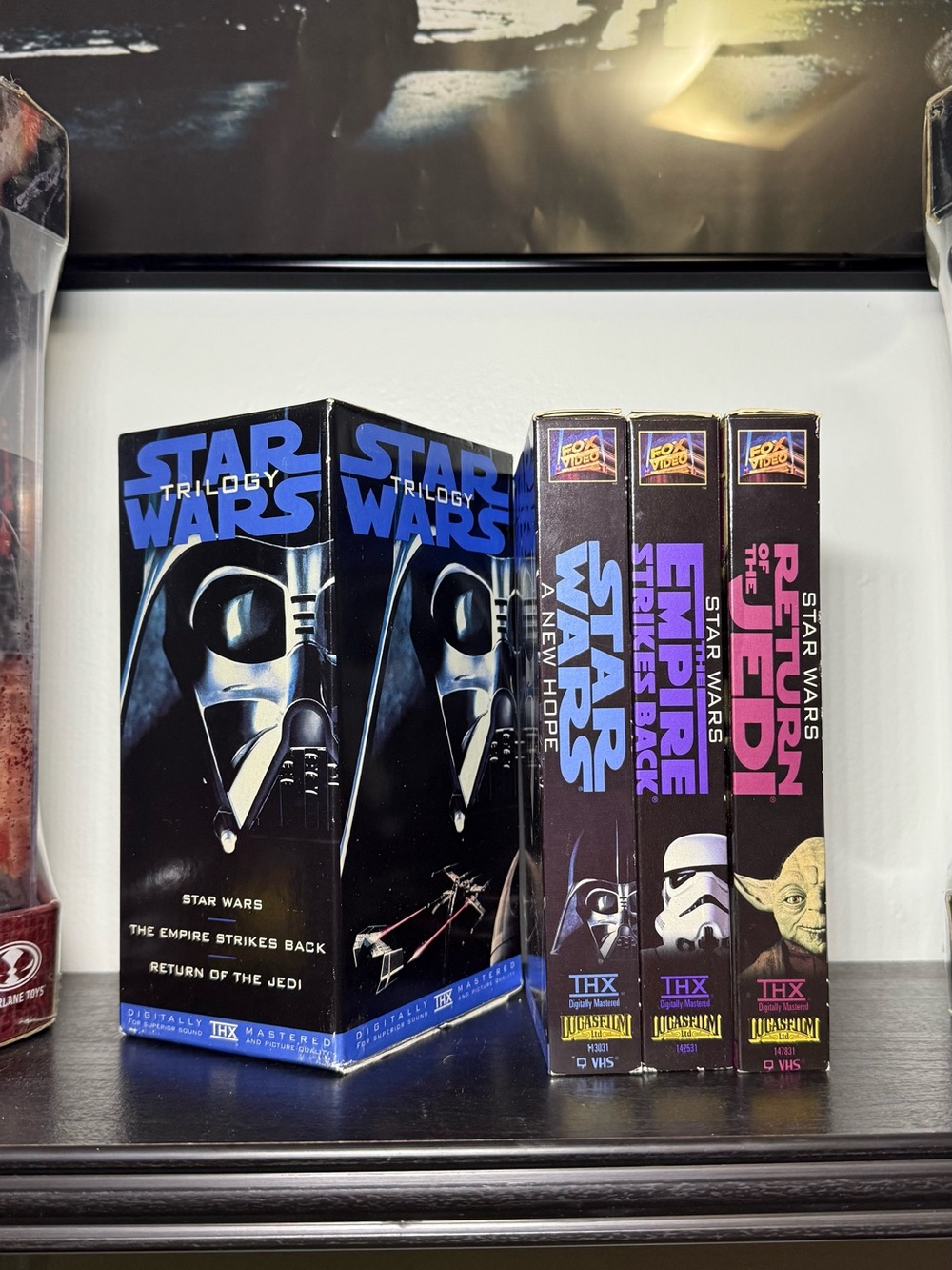Vintage 1995 Star Wars Trilogy VHS Collection Theatrical Set Of 3